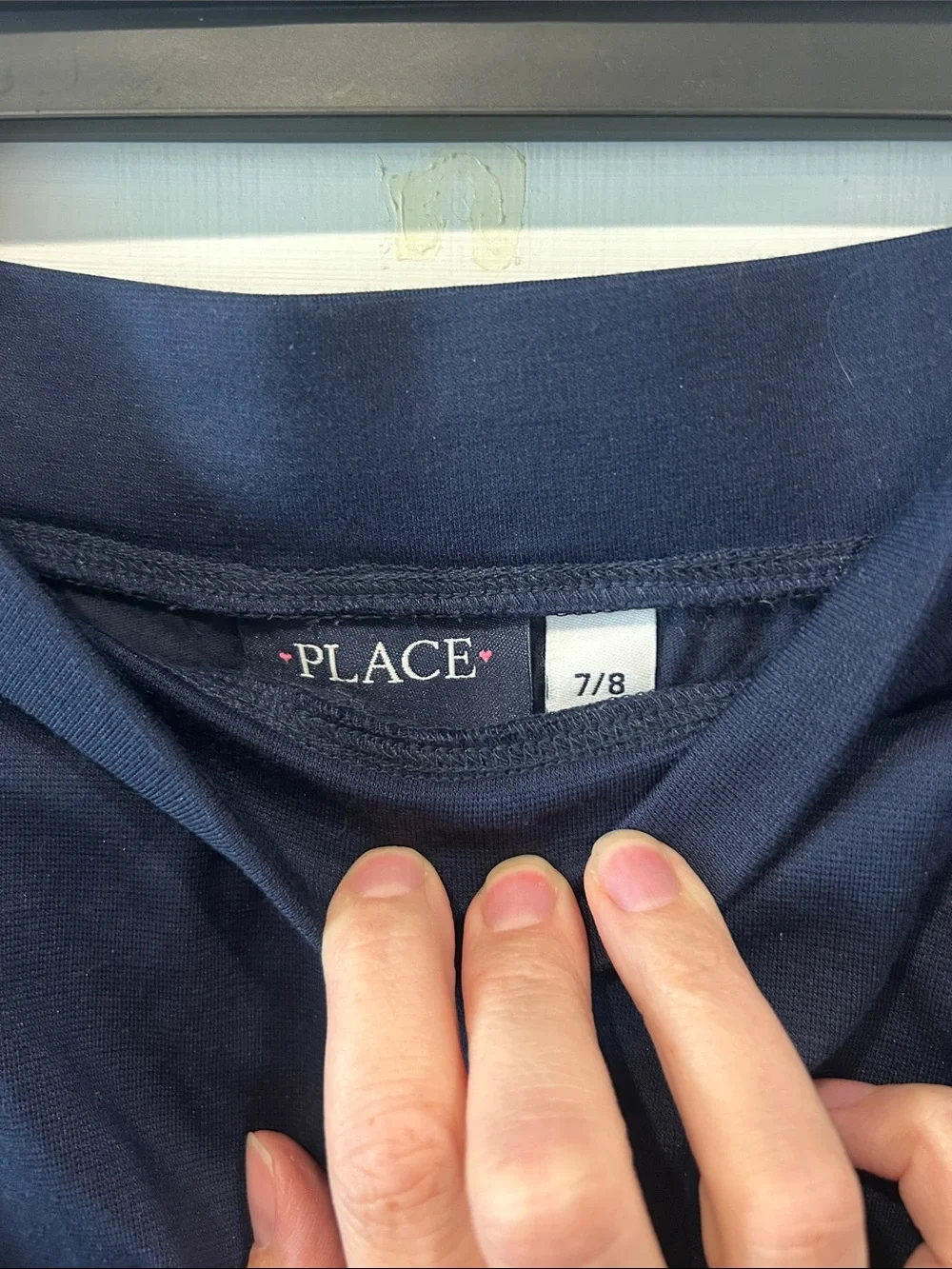 Navy A-Line Skirt